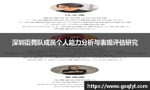深圳街舞队成员个人能力分析与表现评估研究